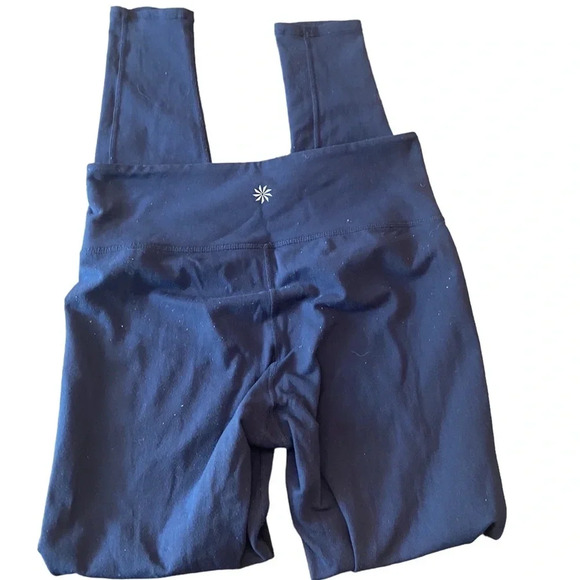 Athleta Set Of Two Body Leggings Blue & Black - Picture 6 of 15